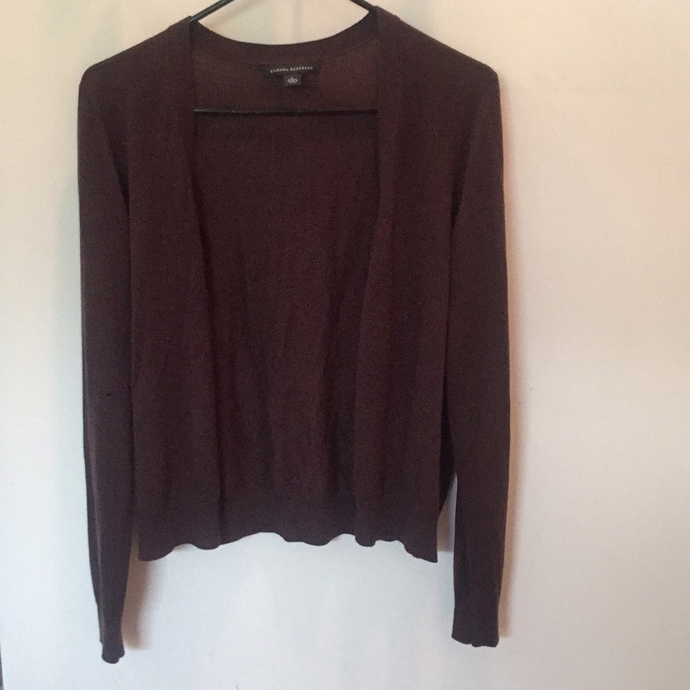 Simple brown cardigan